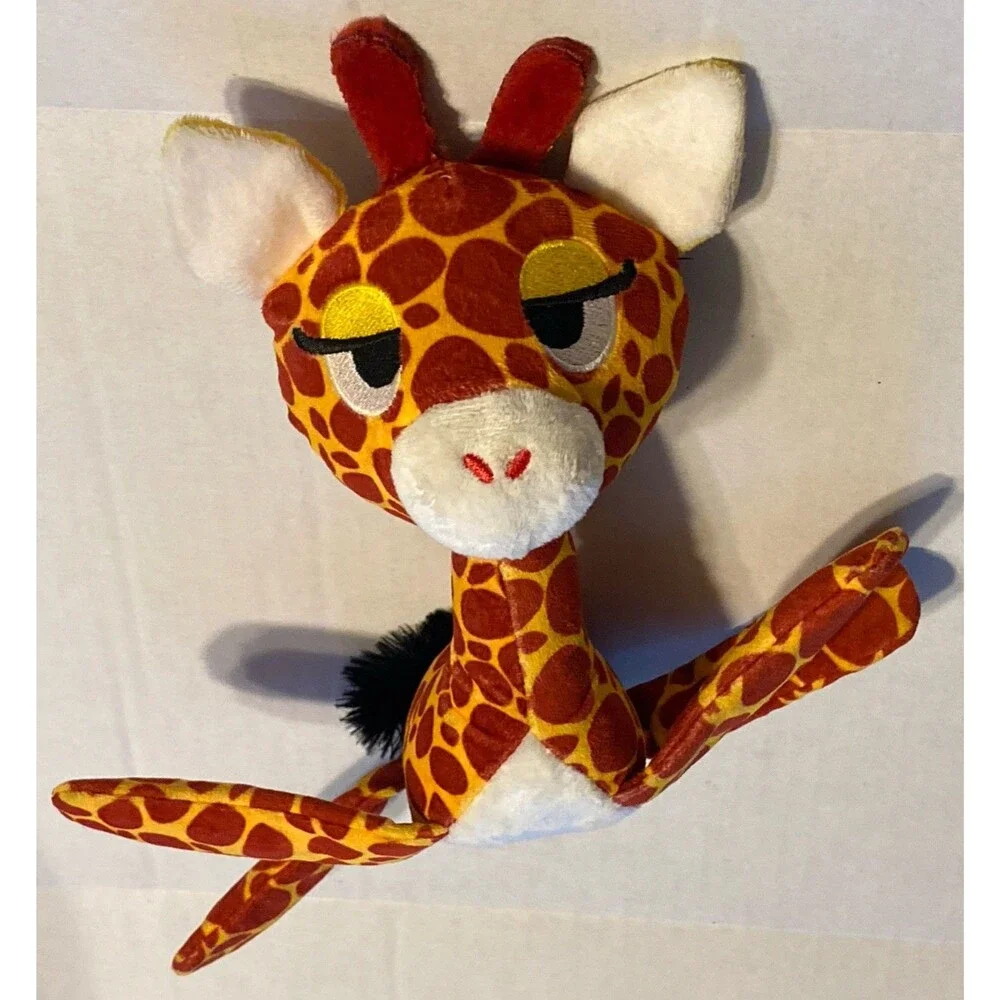 BARK Bark Box Dog Toy Giraffe Zoo Squeak Crinkle Medium/Large 8”